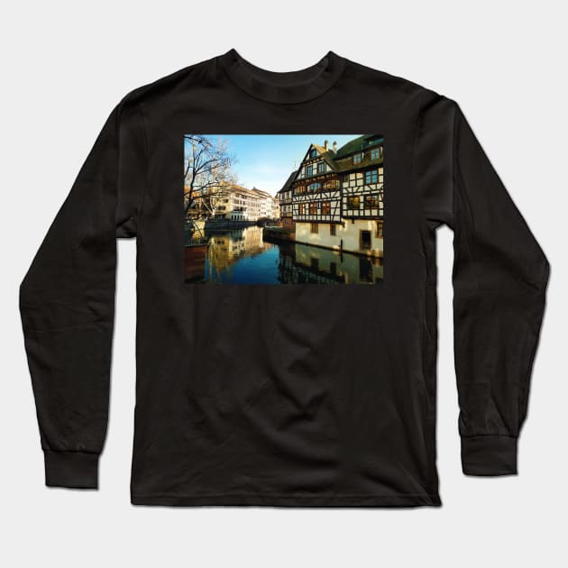 Strasbourg Long Sleeve T-Shirt by psychoshadow